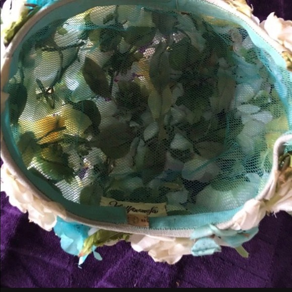Beautiful John Wanamaker vintage Collectible Bonnet unique!FloralBonnet  unique main image 7